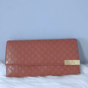 Gucci microguccissima GG long wallet EUC